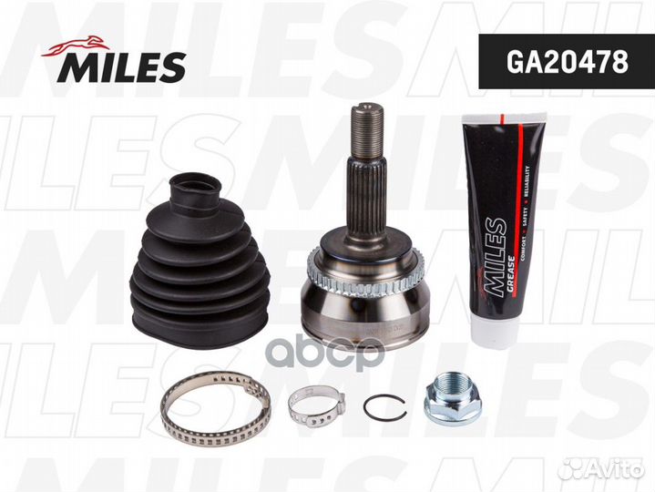 ШРУС toyota corolla 1.8 02- нар.(ABS) GA20478 M