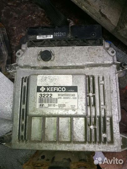 Блок управления двигателя G4LA Kia Hyundai