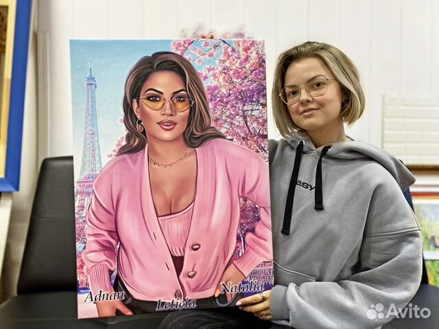 Портрет по фото на холсте Симферополь