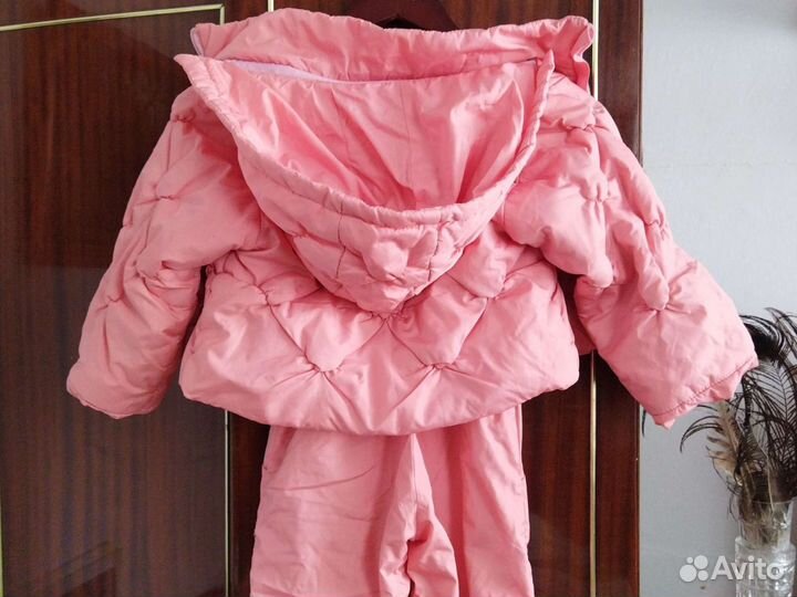 Куртка+комбинезон для девочки 4-6 лет