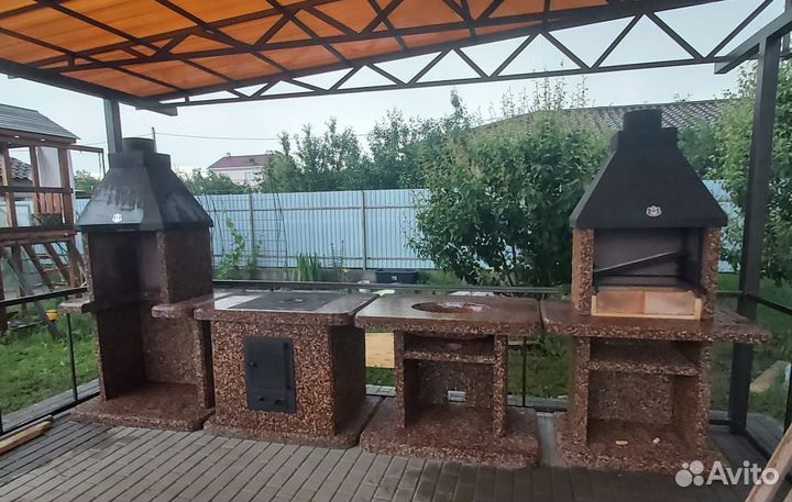 Модульный комплекс барбекю, гриль, мангал