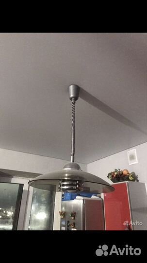 Люстра стекляная