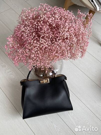 Сумка fendi натуральная кожа