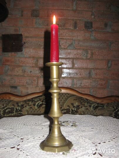 Антикварные подсвечники бронза Европа