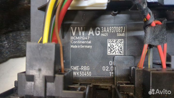 Блок управления бортовой сети Volkswagen Passat CC