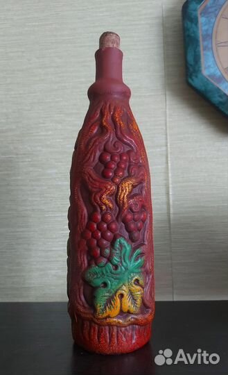 Бутылка керамическая