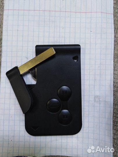 Ключ карта renault megane 2