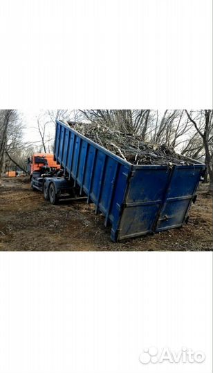 Вывоз мусора контейнером газелью самосвалом