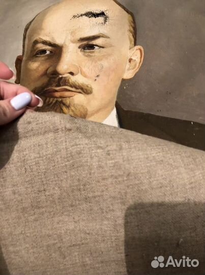 Портет В.И.Ленина 90x70 СССР