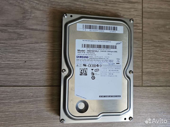 Жесткий диск samsung 160 gb