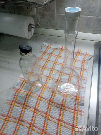 Колба и мерная бутылочка СССР