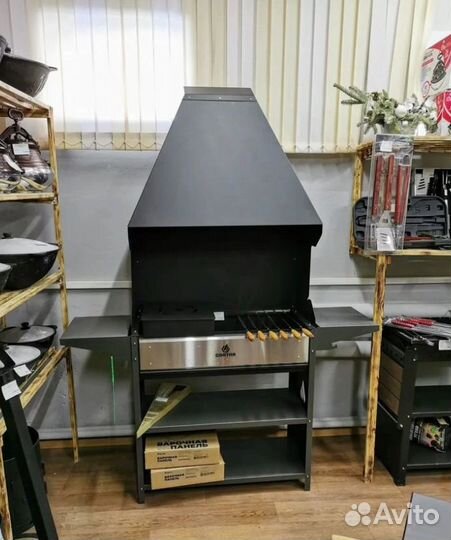 Мангал Professional Optima Zont POZ 3000 вытяжка