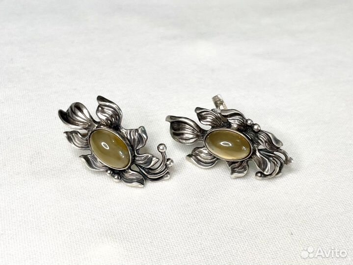 Серебряные серьги