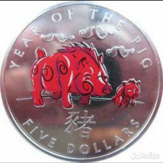 Серебряная монета 