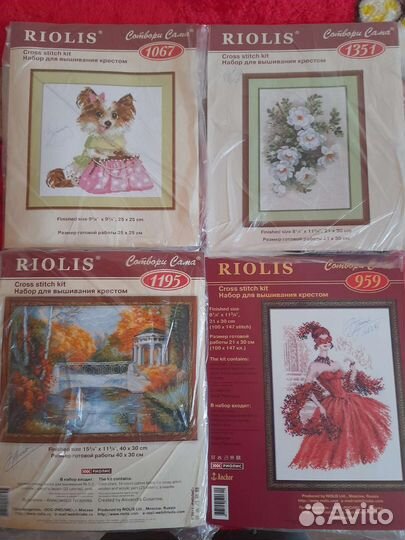 Наборы и рисунки (крест, бисер)