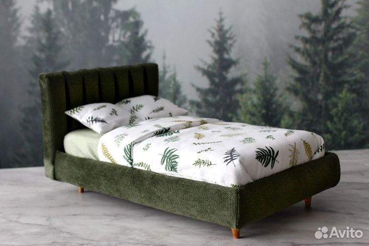 Мягкая кровать для барби