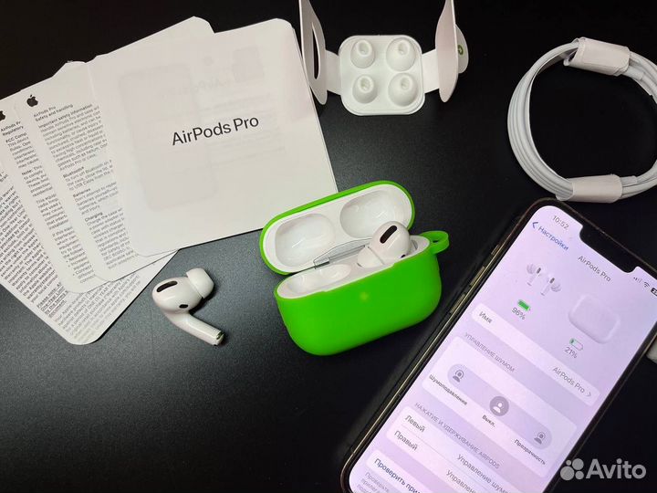 Airpods Pro (Новые ростест с шумоподавлением)