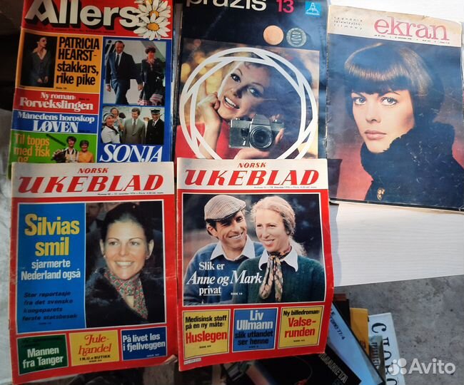 Иностранные журналы 70е, 80е года