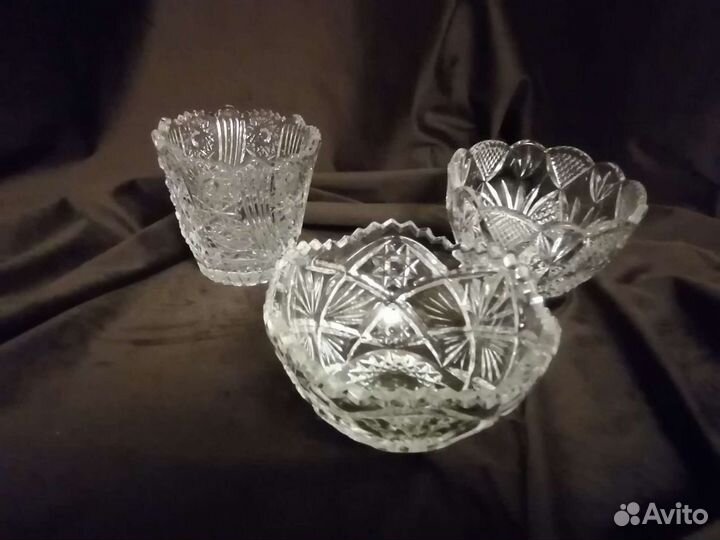 Хрусталь Чехия, СССР, винтаж, торг