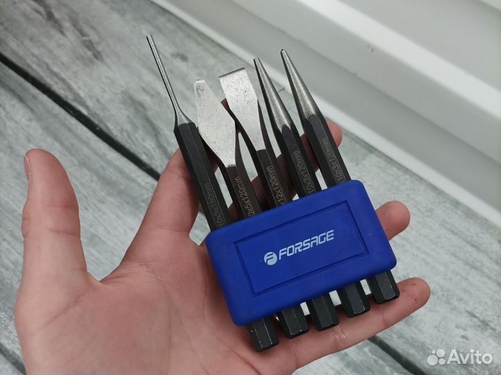 Набор зубил выклоток 5 предметов