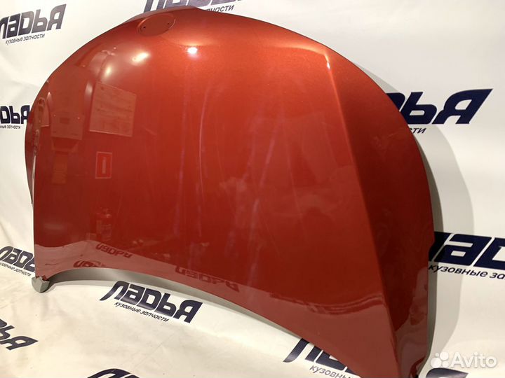 Капот Kia Rio(11-17) Красный (TDY)