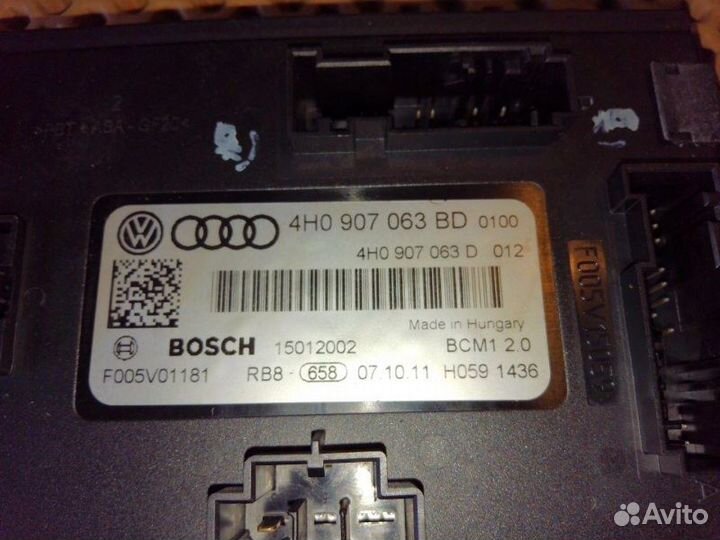 Блок управления бортовой сети Audi A8 D4 long 4.2