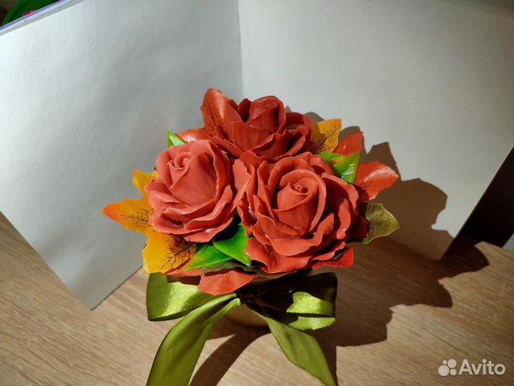 Букеты из мыла на 1 сентября