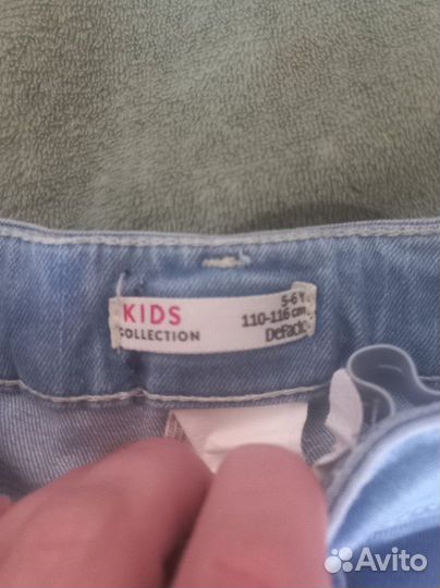 Джинсы для девочки, р.110/116