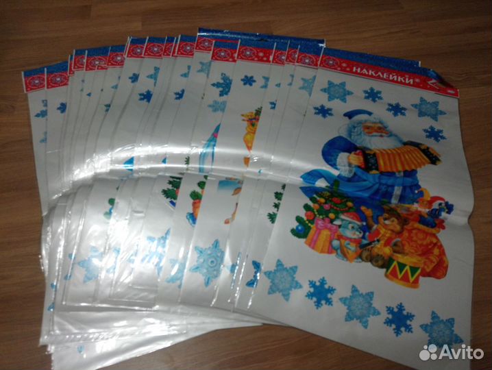 Декоративные наклейки на стену, новогодние