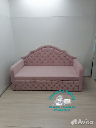 Детская кровать диван с мягкими бортиками