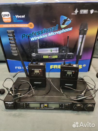 Радиомикрофон (головная гарнитура) 2 в 1