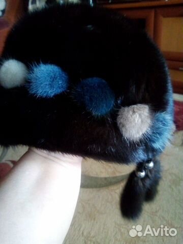 Зимние женские шапки из норки,56и 57 р-р