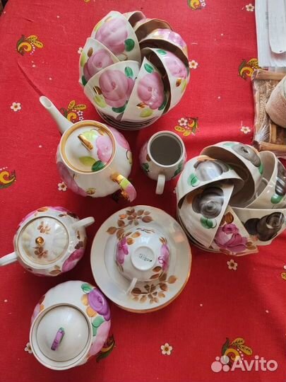 Чайный сервиз дулево агашки в добор, парами