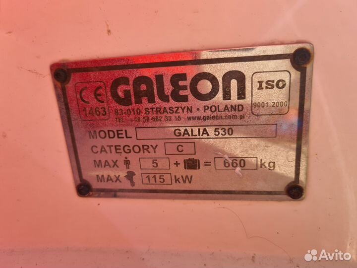 Galeon galia 530 + suzuki 115 4т 2007 г.в