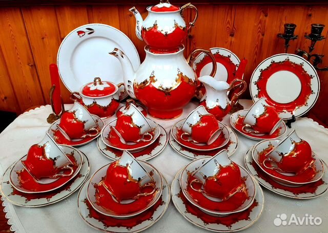 Винтажный сервиз Барановка 