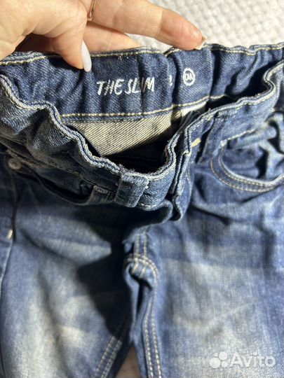 Джинсы и курточка джмнсовая на 92