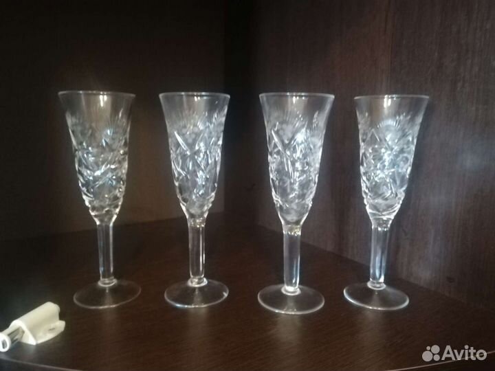 Хрустальные фужеры