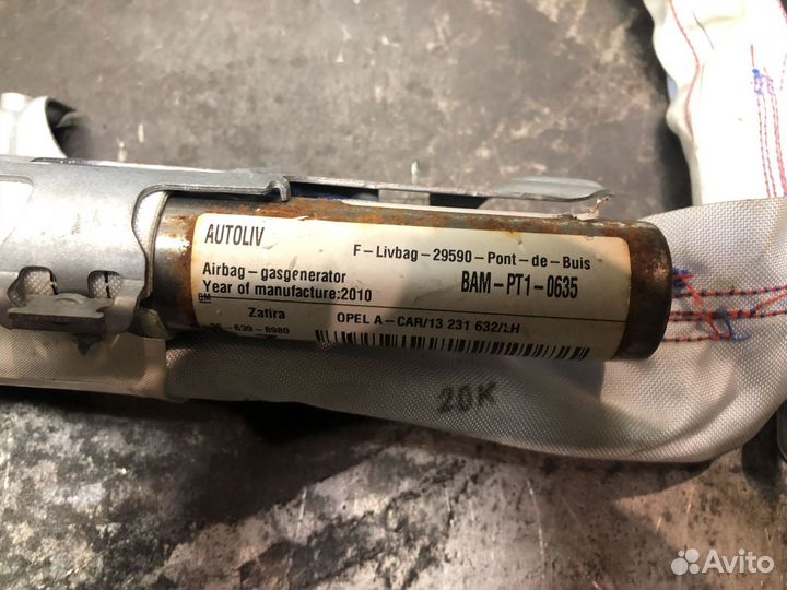 Подушка безопасности левая Opel Zafira B