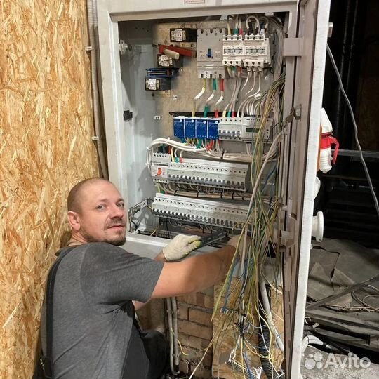 Услуги электрика монтаж