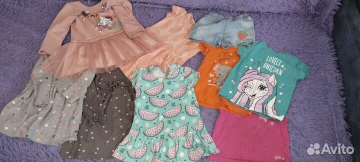 Вещи пакетом на девочку