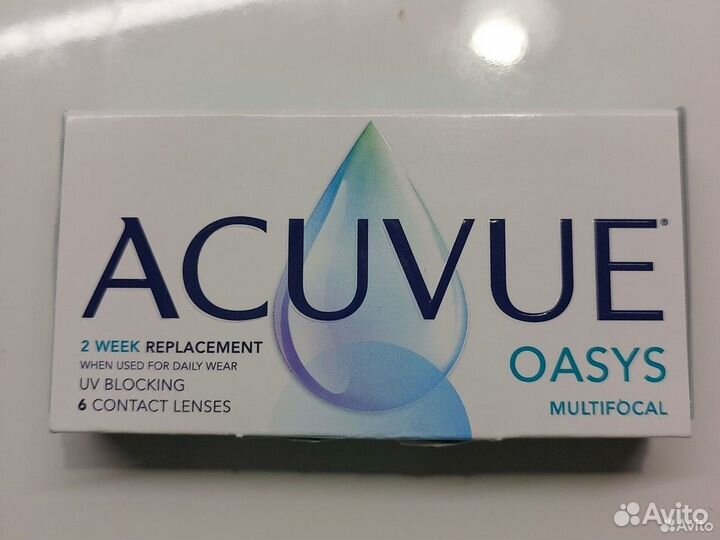 Линзы контактные acuvue мультифокальные