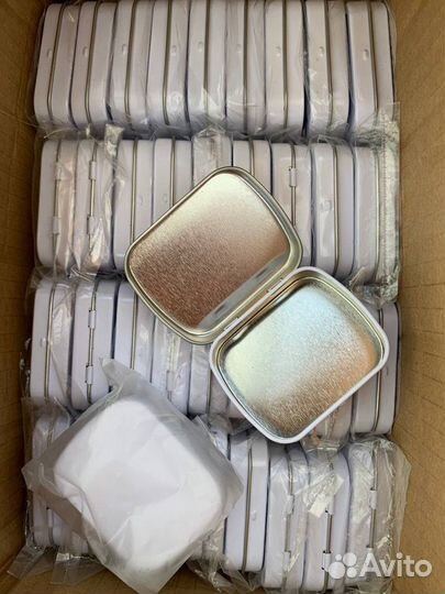 Баночки жестяные, 72 штуки