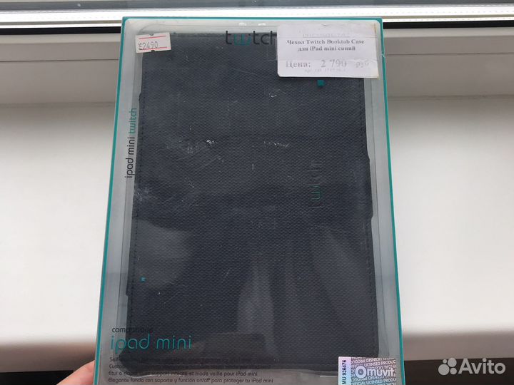 Чехол новый для iPad mini синий