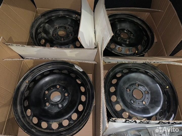 Диски штампованные r15 на skoda octavia a7