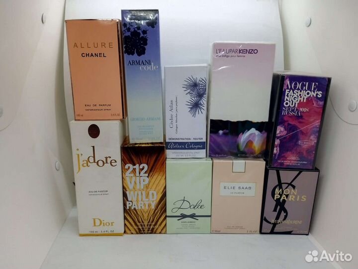 Духи женские Жадор, Тиффани, Кензо, Диор,212