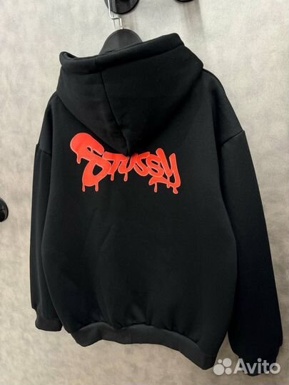 Худи теплое Stussy(премиум качество)