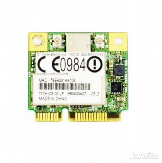 Б/у контроллер wlan Wi-Fi BroadCom brcm1045, T77H1