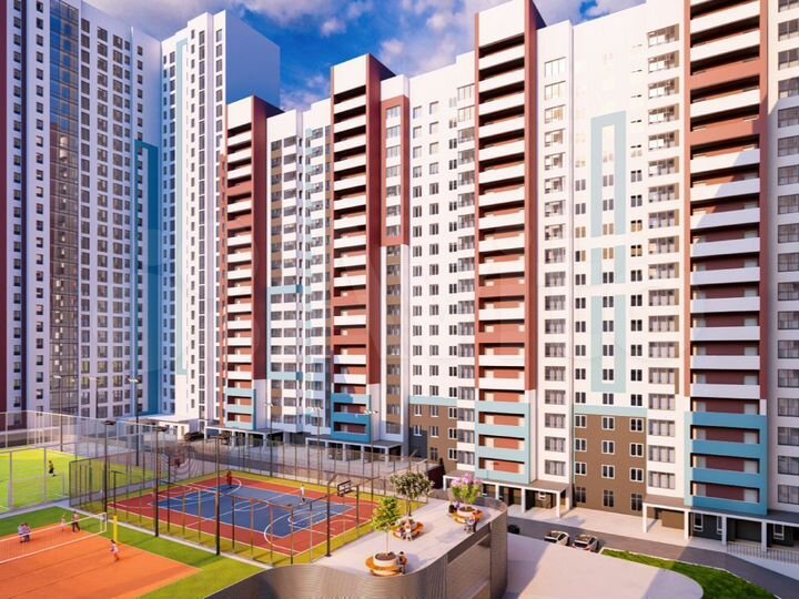 3-к. квартира, 55,7 м², 15/27 эт.