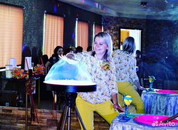 Шоу мыльных пузырей