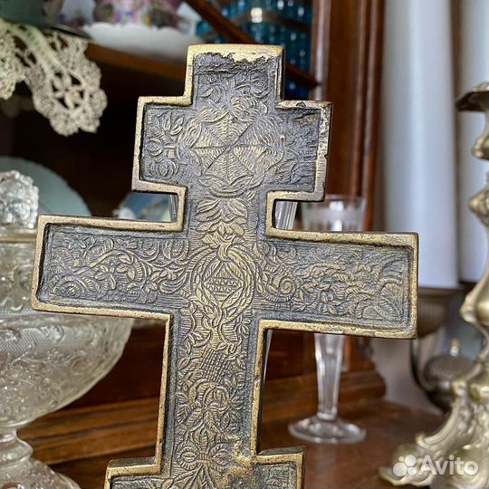 Крест икона распятие 19 век